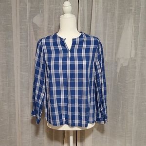 NWT Old Navy Women's plaid boho top